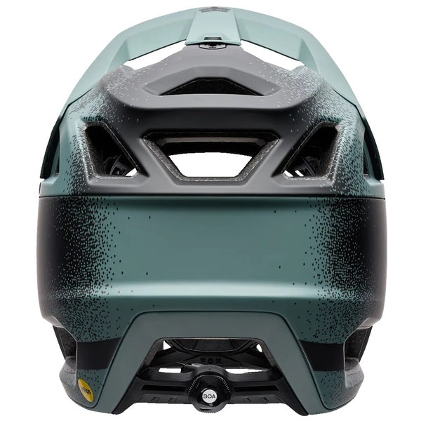 Casque Intégral de Vélo Proframe RS Aura Vert/Noir de dos