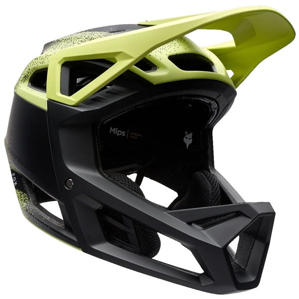 Casque Intégral de Vélo Proframe RS Aura Lime incliné de face
