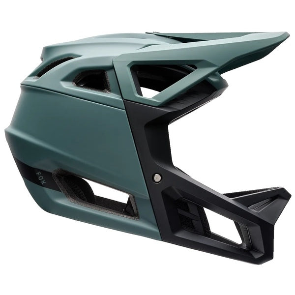 Casque Intégral de Vélo Proframe Solid Vert de gauche