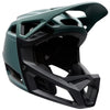 Casque Intégral de Vélo Proframe Solid Junior Vert incliné de face