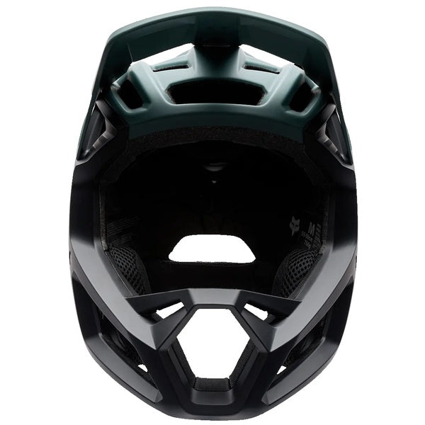Casque Intégral de Vélo Proframe Solid Junior Vert de face