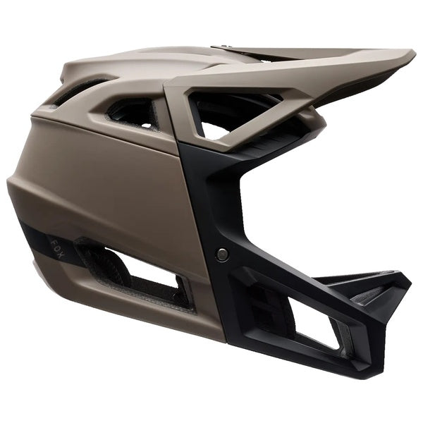 Casque Intégral de Vélo Proframe Solid Junior Brun de gauche