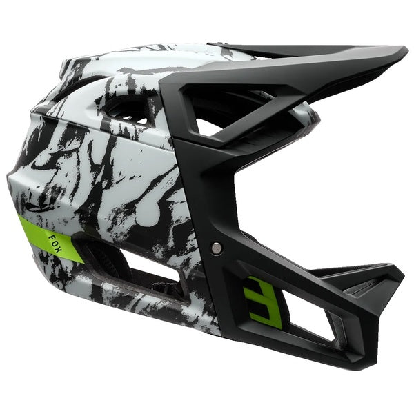 Casque Intégral de Vélo Proframe Thrive Junior Blanc/Vert de gauche