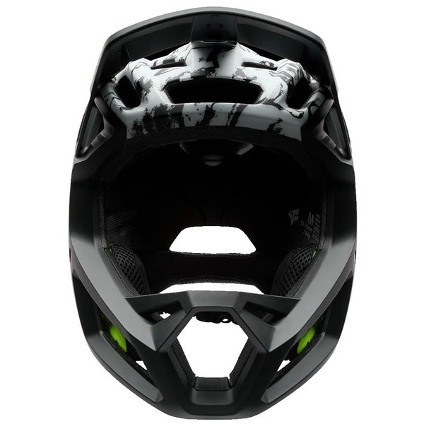 Casque Intégral de Vélo Proframe Thrive Blanc/Vert de face