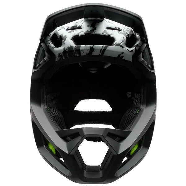 Casque Intégral de Vélo Proframe Thrive Junior Blanc/Vert de face