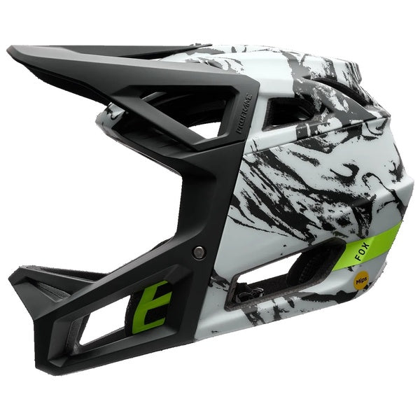 Casque Intégral de Vélo Proframe Thrive Blanc/Vert de droite