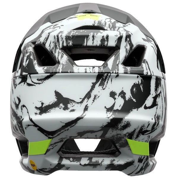 Casque Intégral de Vélo Proframe Thrive Blanc/Vert de dos