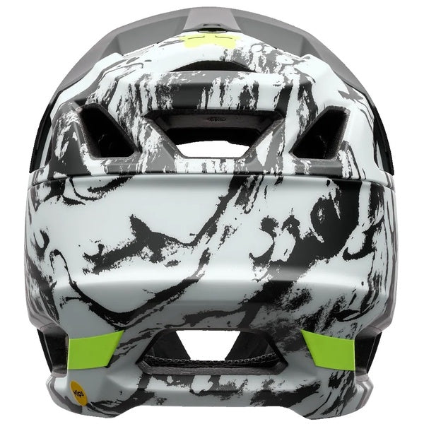 Casque Intégral de Vélo Proframe Thrive Junior Blanc/Vert de dos