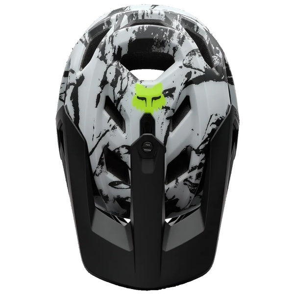 Casque Intégral de Vélo Proframe Thrive Blanc/Vert de dessus