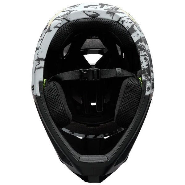 Casque Intégral de Vélo Proframe Thrive Blanc/Vert de dessous