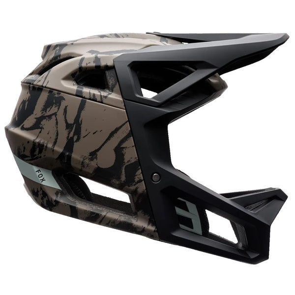Casque Intégral de Vélo Proframe Thrive Noir/Brun de gauche