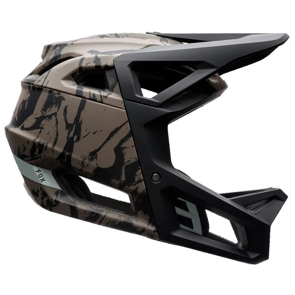 Casque Intégral de Vélo Proframe Thrive Junior Noir/Brun de gauche