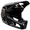 Casque Intégral de Vélo Proframe Thrive Noir/Brun incliné de face