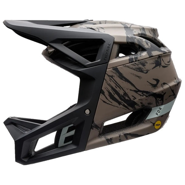 Casque Intégral de Vélo Proframe Thrive Junior Noir/Brun de droite