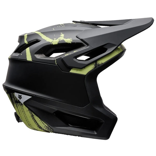 Casque Ouvert de Vélo Dropframe Pro Flow Noir/Jaune de gauche