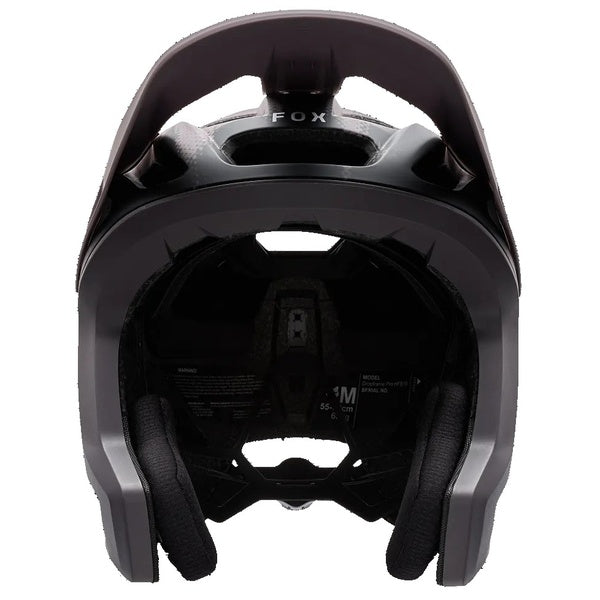 Casque Ouvert de Vélo Dropframe Pro Flow Noir/Mauve de face