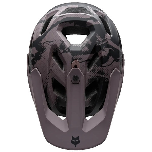 Casque Ouvert de Vélo Dropframe Pro Flow Noir/Mauve de dessus