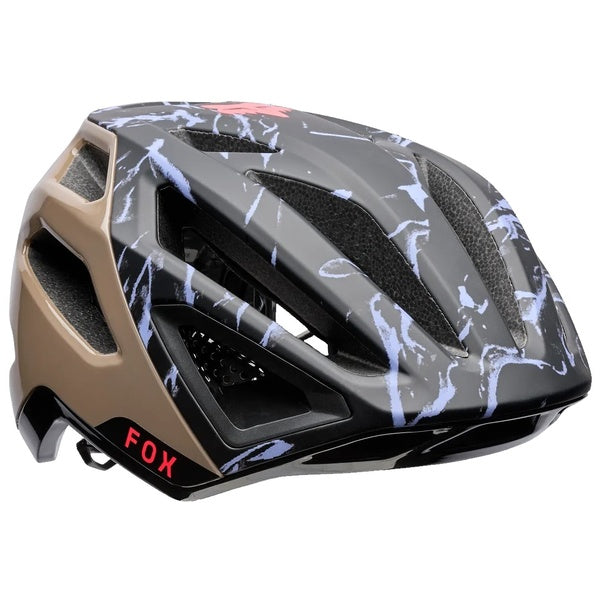Casque Ouvert de Vélo Crossframe Pro Quest Brun incliné de face