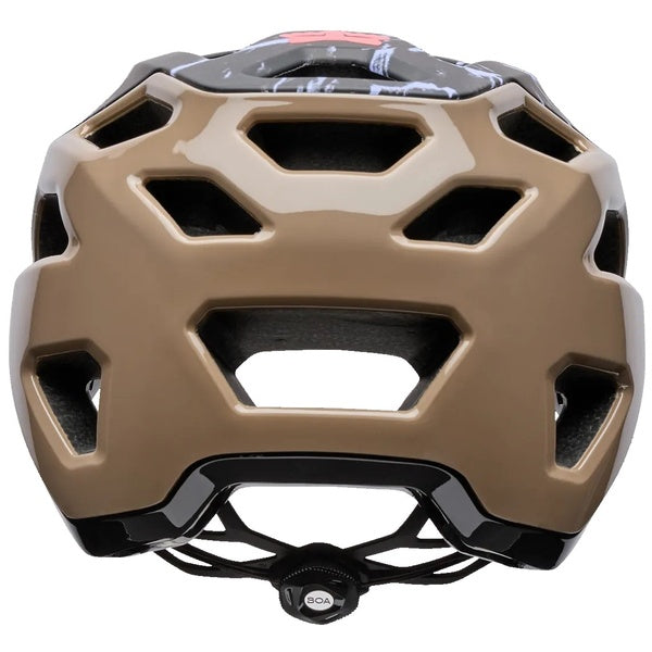 Casque Ouvert de Vélo Crossframe Pro Quest Brun de dos