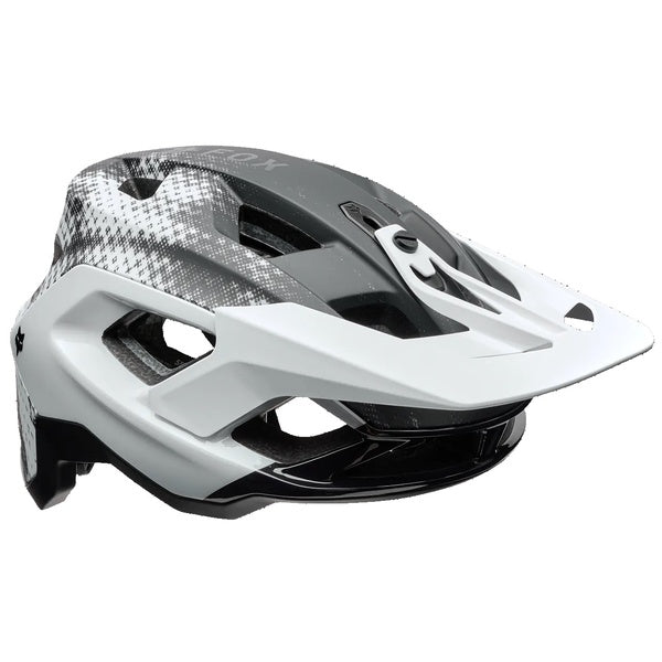 Casque Ouvert de Vélo Speedframe Pro Sense Blanc incliné de face