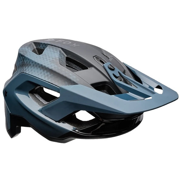 Casque Ouvert de Vélo Speedframe Pro Sense Bleu Foncé incliné de face