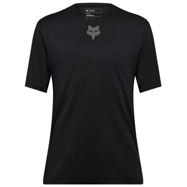 Maillot de Vélo Flexair Manches Courtes Noir de face