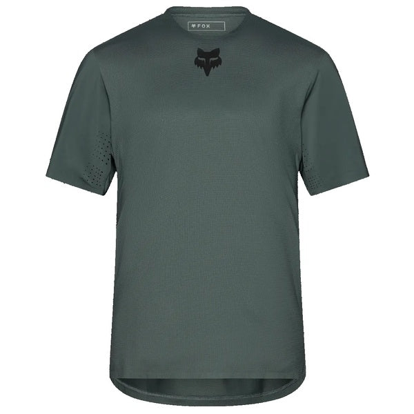 Maillot de Vélo Flexair Manches Courtes Vert de face