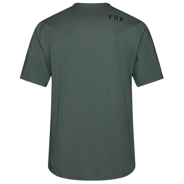 Maillot de Vélo Flexair Manches Courtes Vert de dos