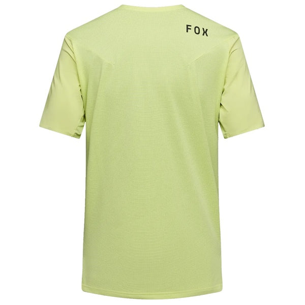 Maillot de Vélo Flexair Manches Courtes Lime de dos