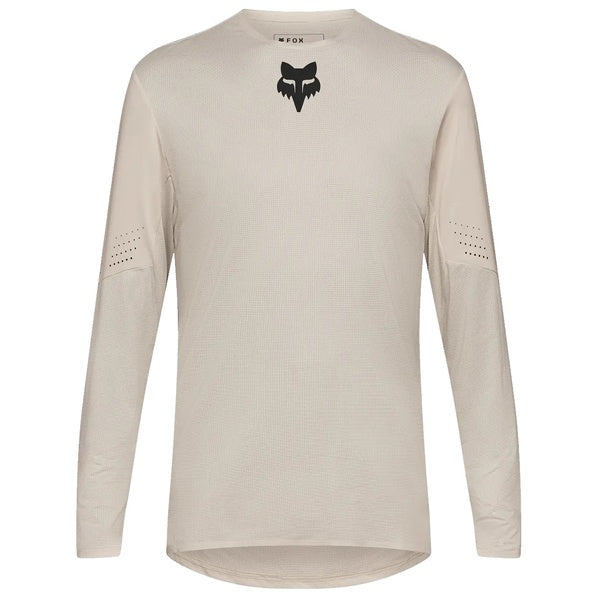 Maillot de Vélo Flexair Manches Longues Blanc de face