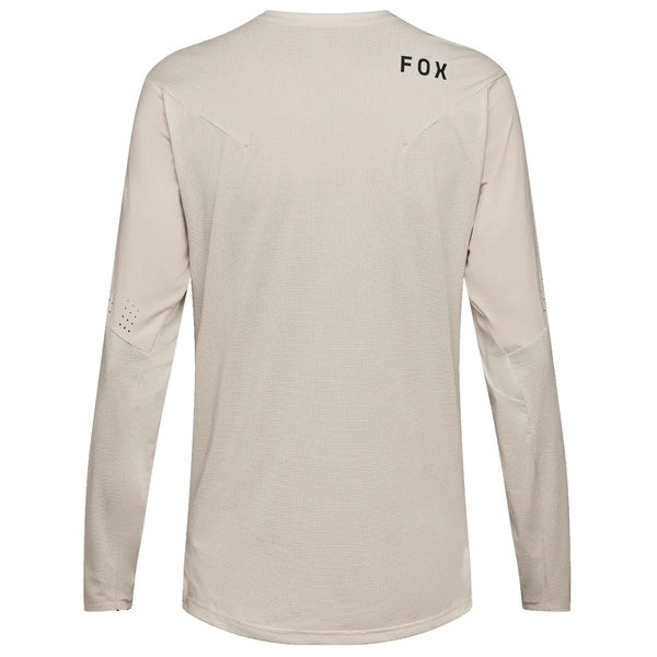 Maillot de Vélo Flexair Manches Longues Blanc de dos