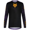 Maillot de Vélo Ranger Image Print Manches Longues Mauve/Jaune de face