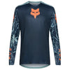 Maillot de Vélo Ranger Image Print Manches Longues Bleu/Orange de face