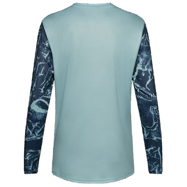 Maillot de Vélo Ranger Image Print Manches Longues Junior Bleu/Orange de dos