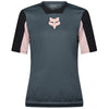 Maillot de Vélo Defend Creation Manches Courtes Femme Bleu/Rose de face