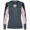 Maillot de Vélo Defend Creation Manches Longues Femme Bleu/Rose de face