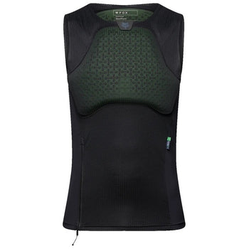 Chandail de Protection de Motocross Baseframe Pro Sans Manches Noir de face