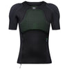 Chandail de Protection de Motocross Baseframe Pro Manches Courtes Noir de face