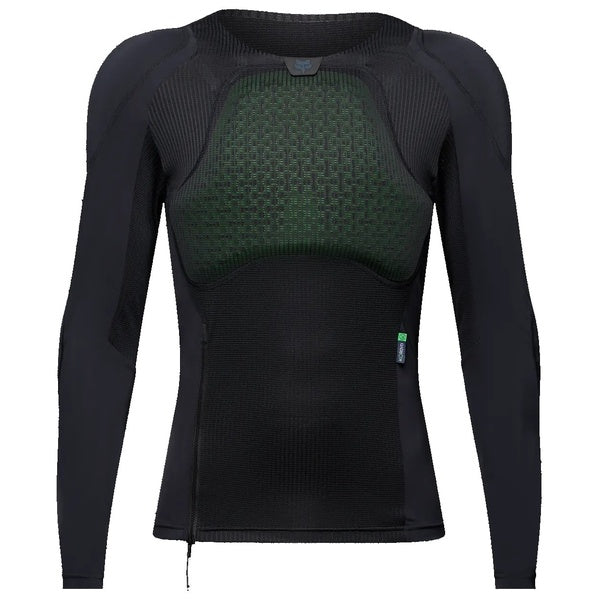 Chandail de Protection de Motocross Baseframe Pro Manches Longues Noir de face
