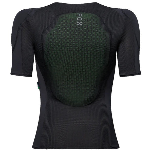 Chandail de Protection de Motocross Baseframe Pro Manches Courtes Femme Noir de dos