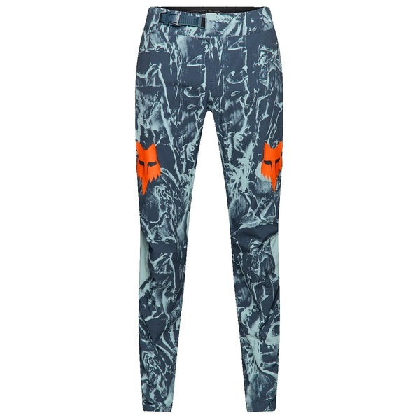 Pantalon de Vélo Ranger Image Print Bleu/Orange de face