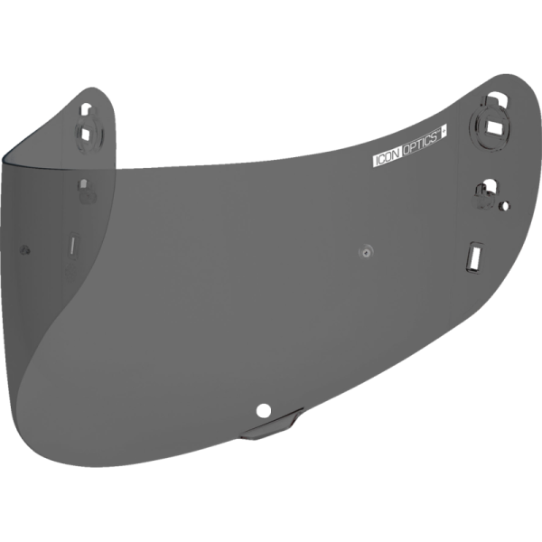 Visière de remplacement de Moto P-LOCK Icon fumé foncé, de face