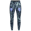 Pantalon de Vélo Ranger Image Print Femme Bleu Clair de face