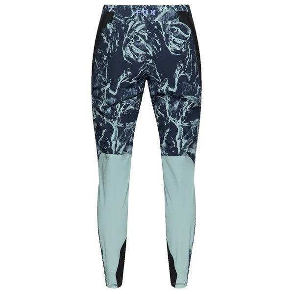 Pantalon de Vélo Ranger Image Print Femme Bleu Clair de dos