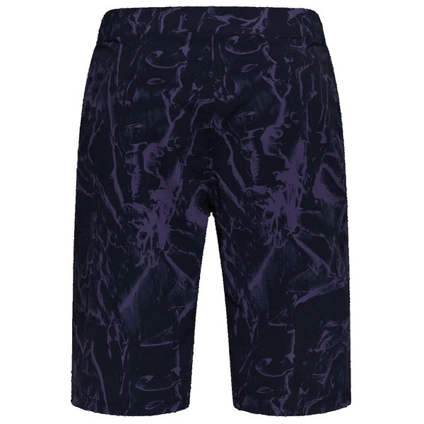 Short de Vélo Ranger Image Print Mauve/Jaune de dos