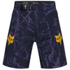 Short de Vélo Ranger Image Print Junior Mauve/Jaune de face