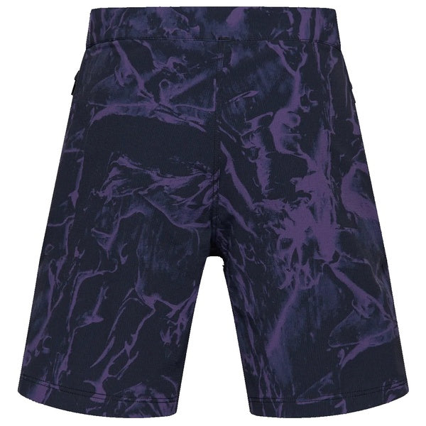 Short de Vélo Ranger Image Print Junior Mauve/Jaune de dos