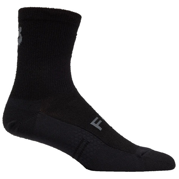 Bas de Vélo 6 Pouces Flexair Merino Noir de gauche