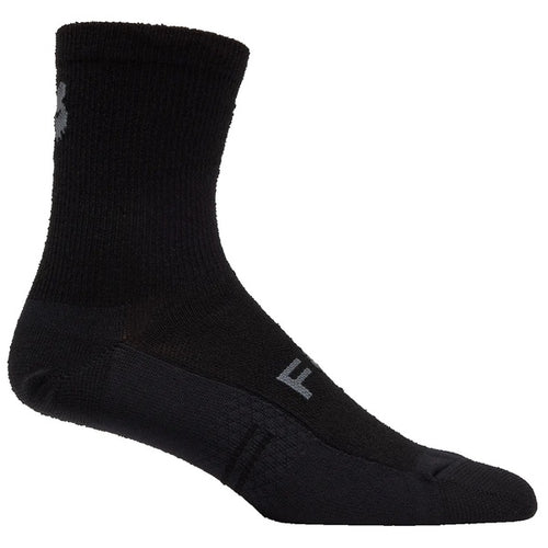 Bas de Vélo 6 Pouces Flexair Merino Noir de gauche