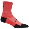Bas de Vélo 6 Pouces Flexair Merino Rose Clair de gauche
